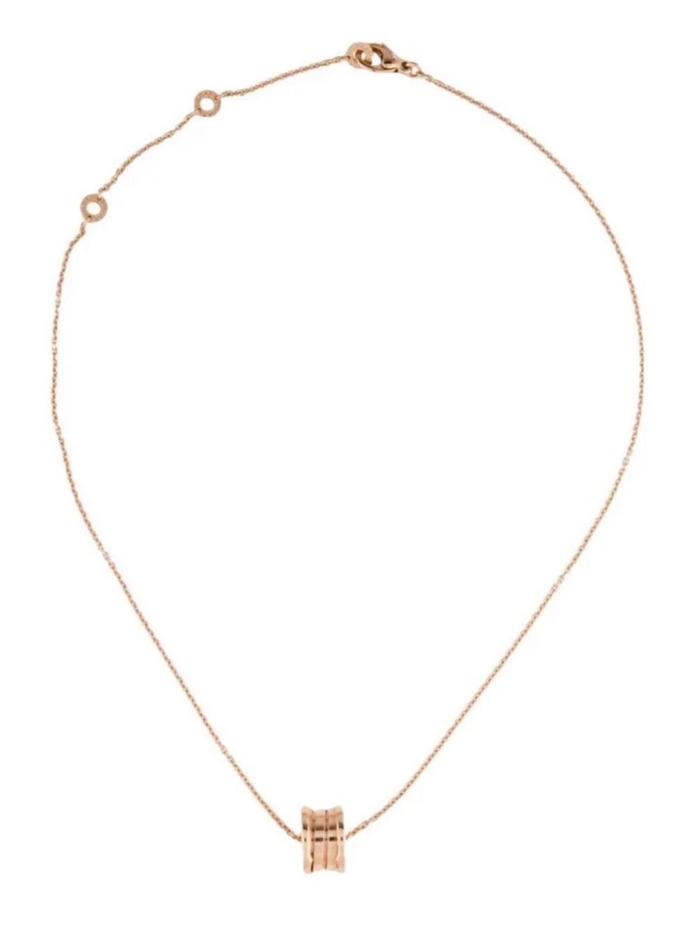 18K Rose Gold B.Zero1 Pendant Necklace